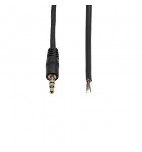 3.5mm 4pole stereo male to open cable  Audio extension cable